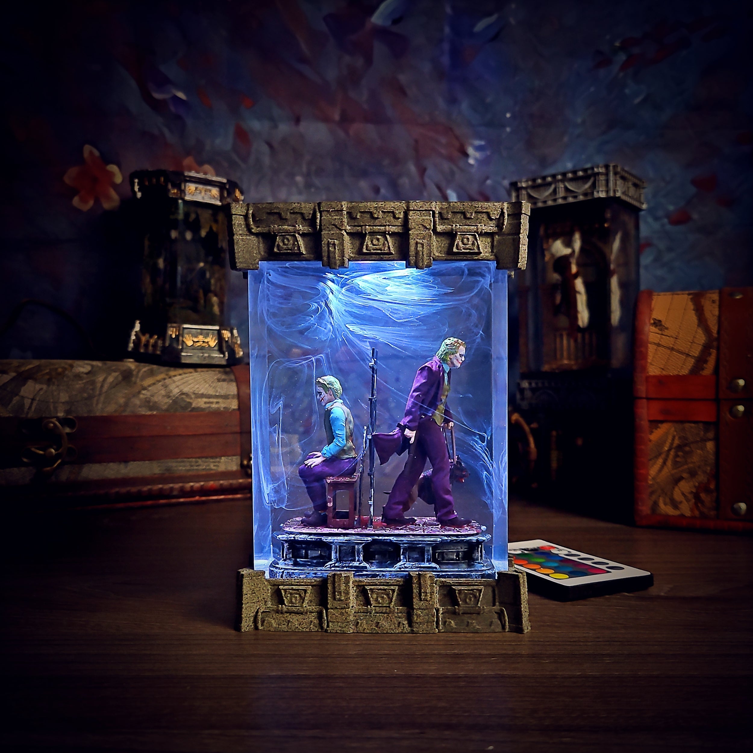 Joker Resin Lamp - handmade resin lamp