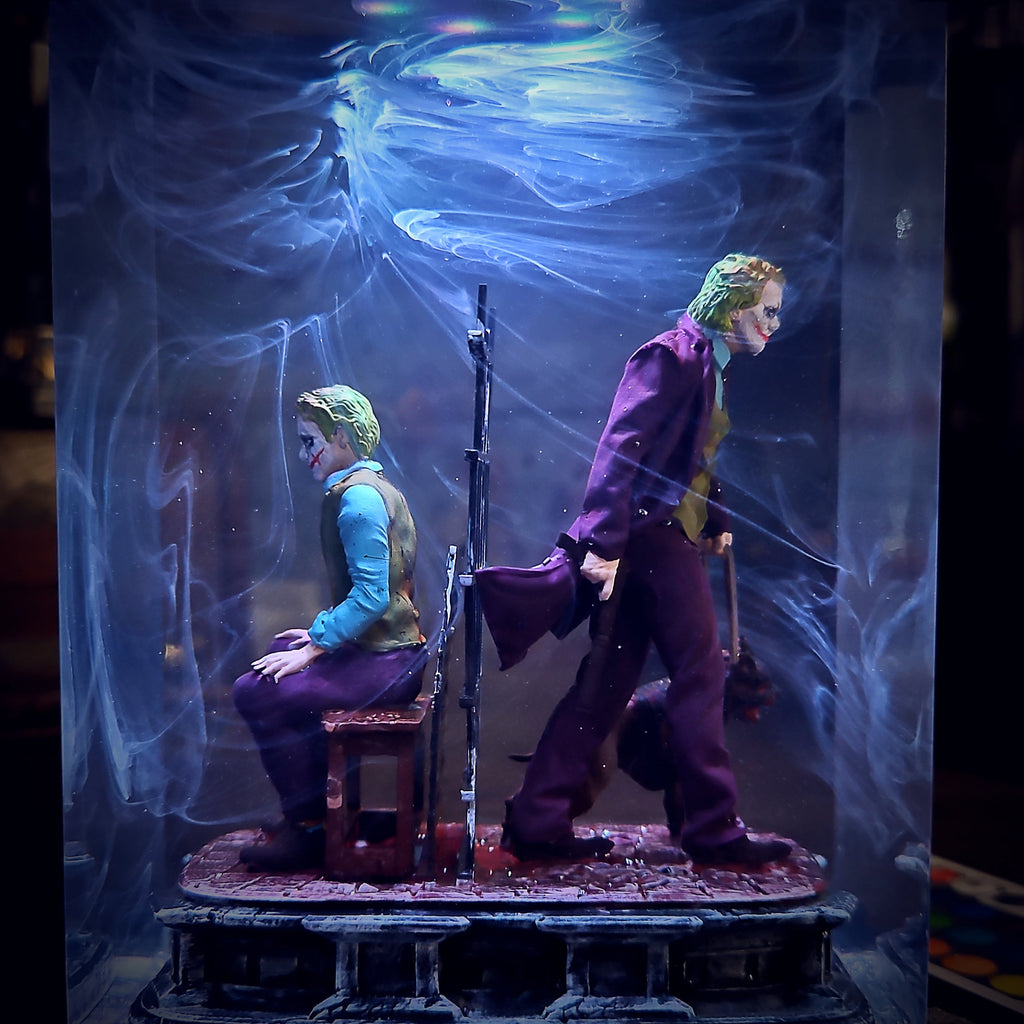 Joker Resin Lamp - handmade resin lamp