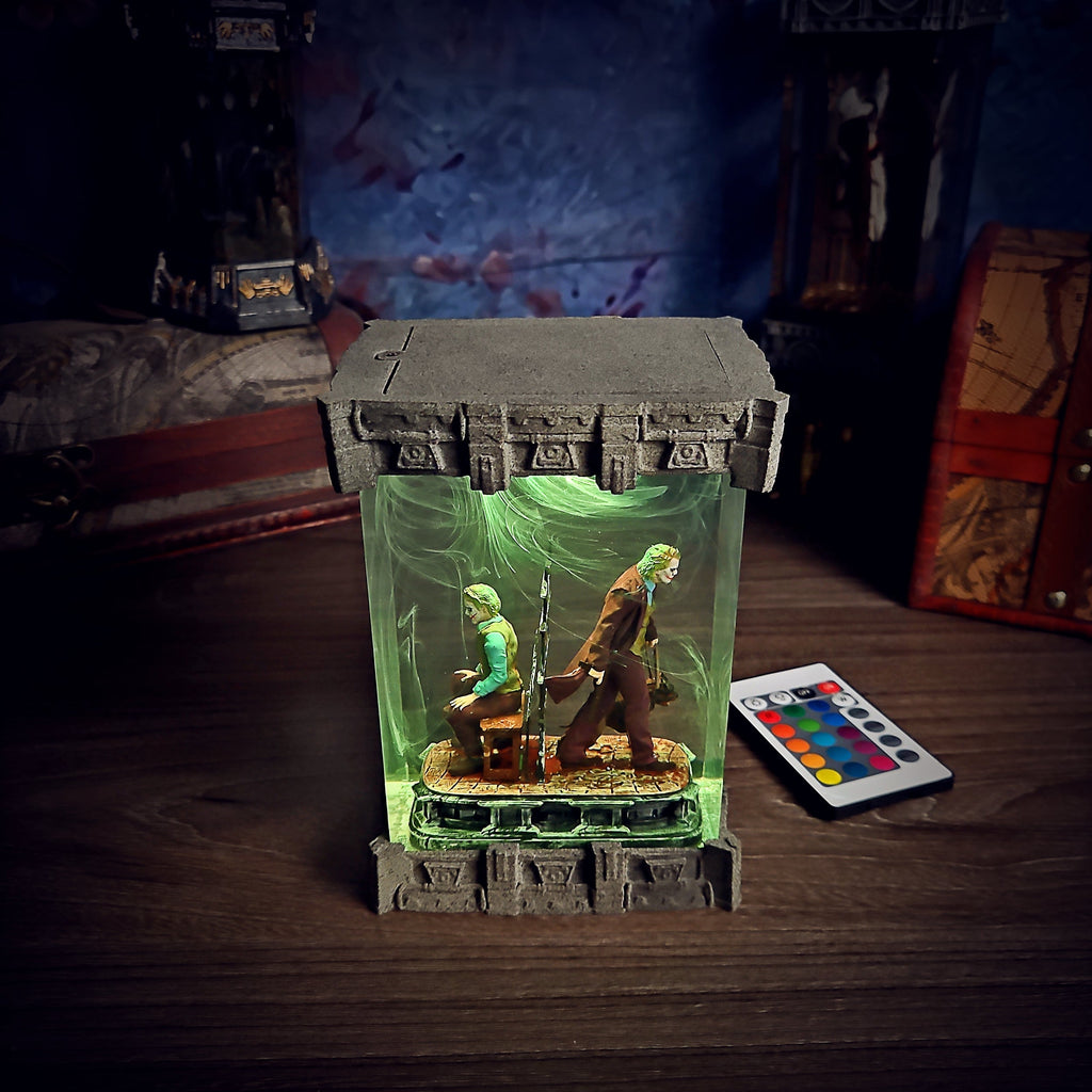 Joker Resin Lamp - handmade resin lamp