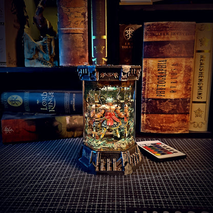BROLY – The Legendary Super Saiyan Hexagon Resin Lamp - handmade resin lamp