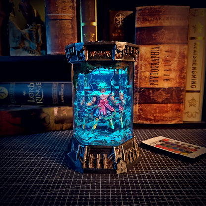 BROLY – The Legendary Super Saiyan Hexagon Resin Lamp - handmade resin lamp