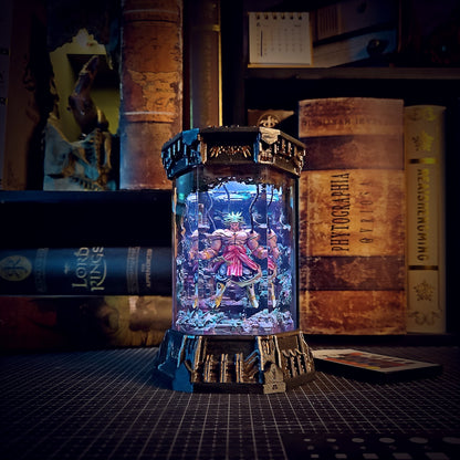 BROLY – The Legendary Super Saiyan Hexagon Resin Lamp - handmade resin lamp