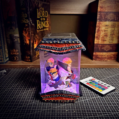 NARUTO DIORAMA Resin Lamp - handmade resin lamp
