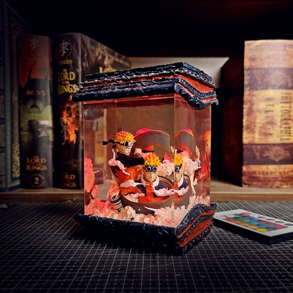 NARUTO DIORAMA Resin Lamp - handmade resin lamp