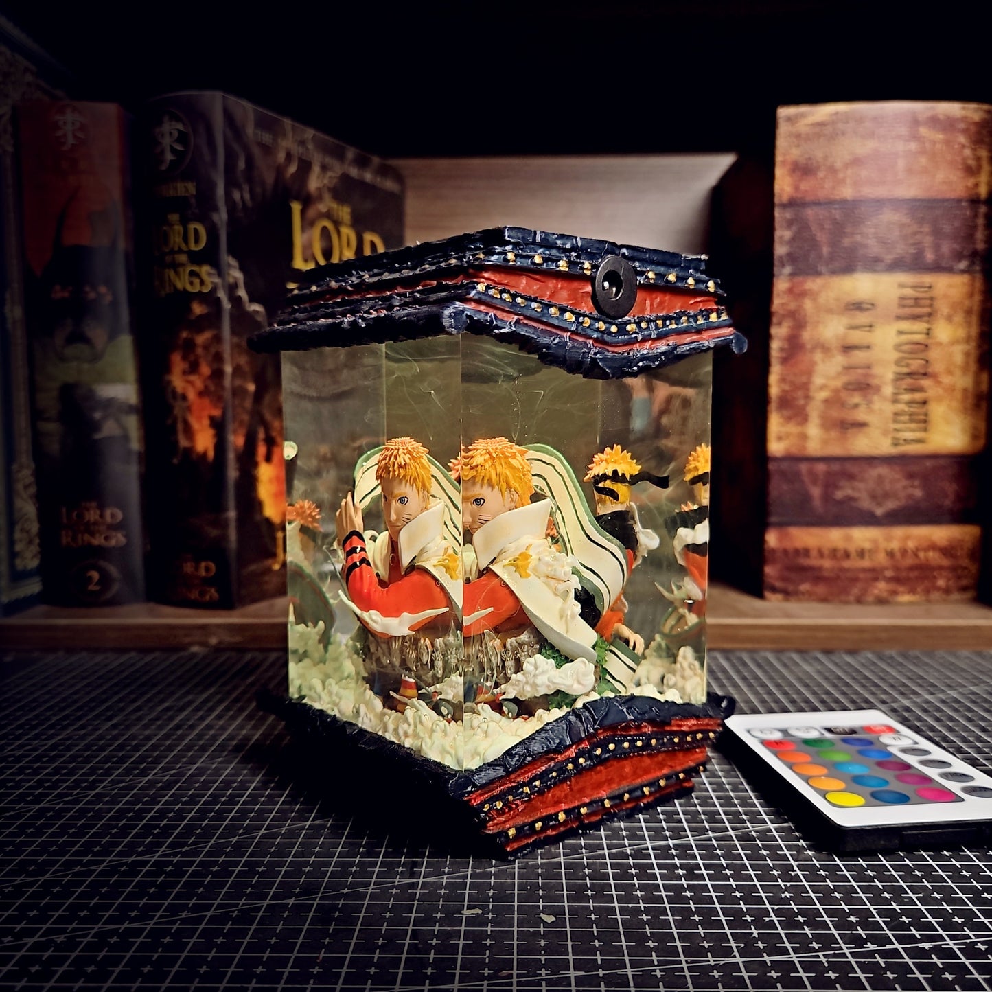NARUTO DIORAMA Resin Lamp - handmade resin lamp