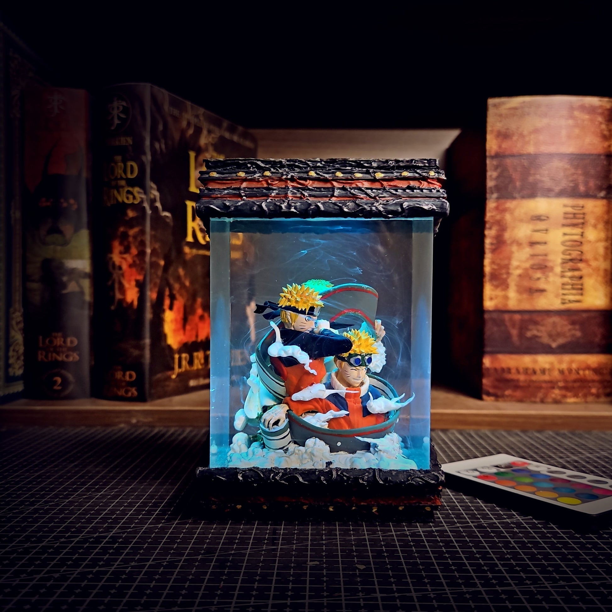 NARUTO DIORAMA Resin Lamp - handmade resin lamp