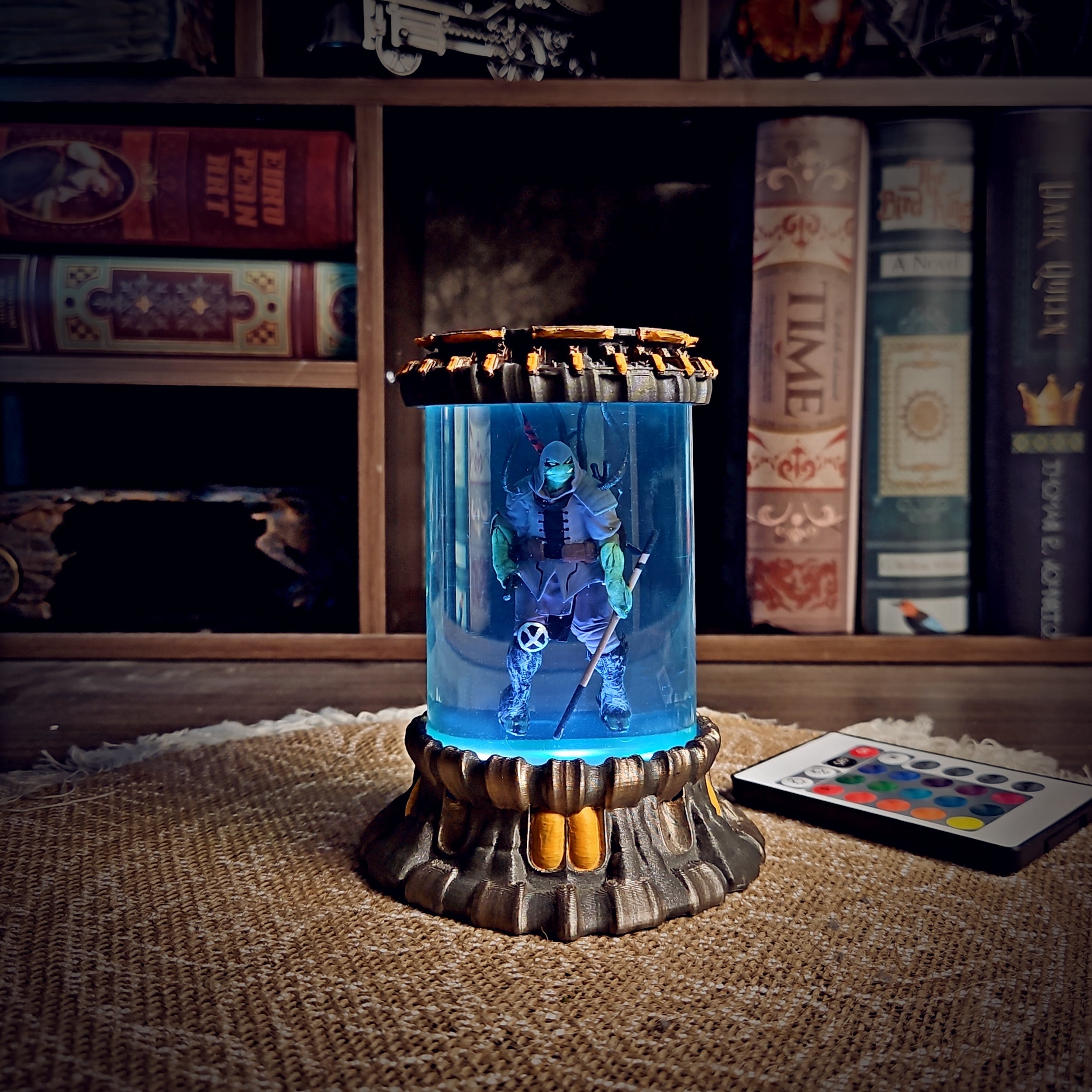 BIOLAB - The Last Ronin Resin Lamp - handmade resin lamp