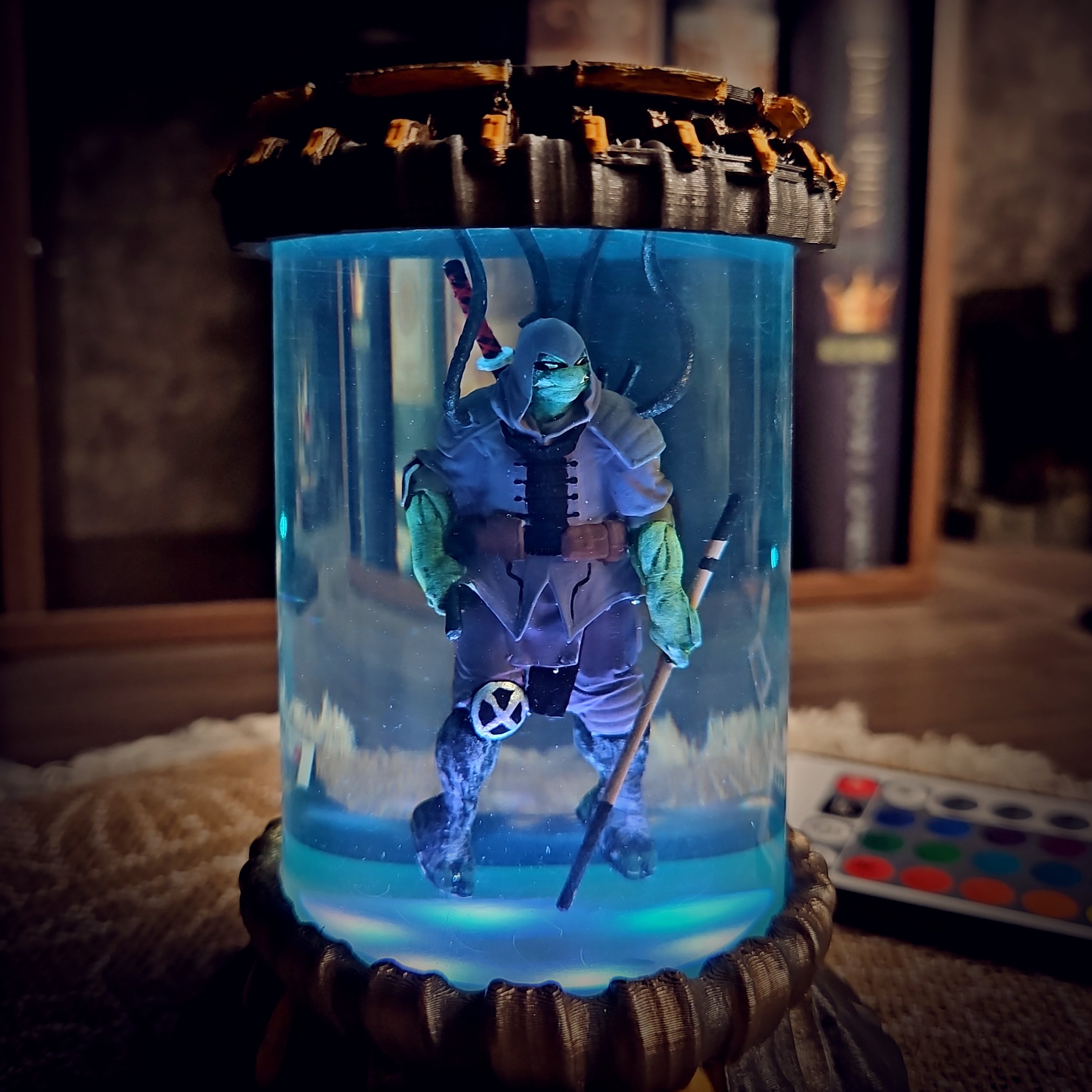 BIOLAB - The Last Ronin Resin Lamp - handmade resin lamp