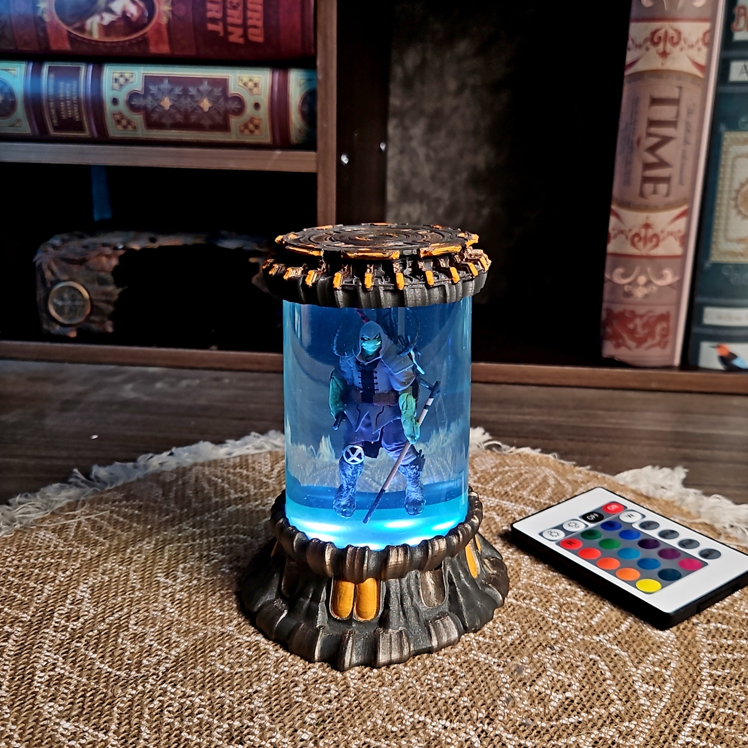 BIOLAB - The Last Ronin Resin Lamp - handmade resin lamp