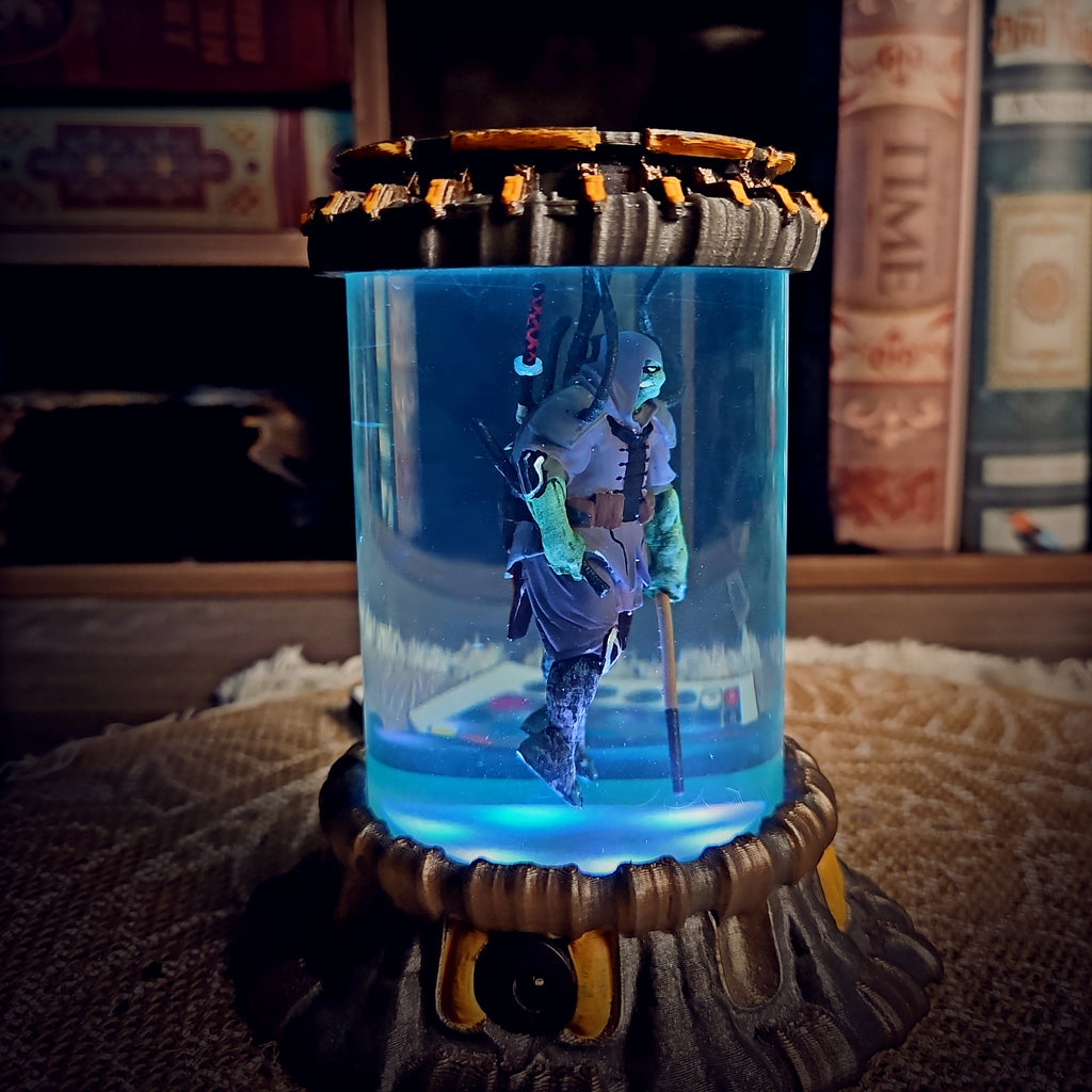 BIOLAB - The Last Ronin Resin Lamp - handmade resin lamp