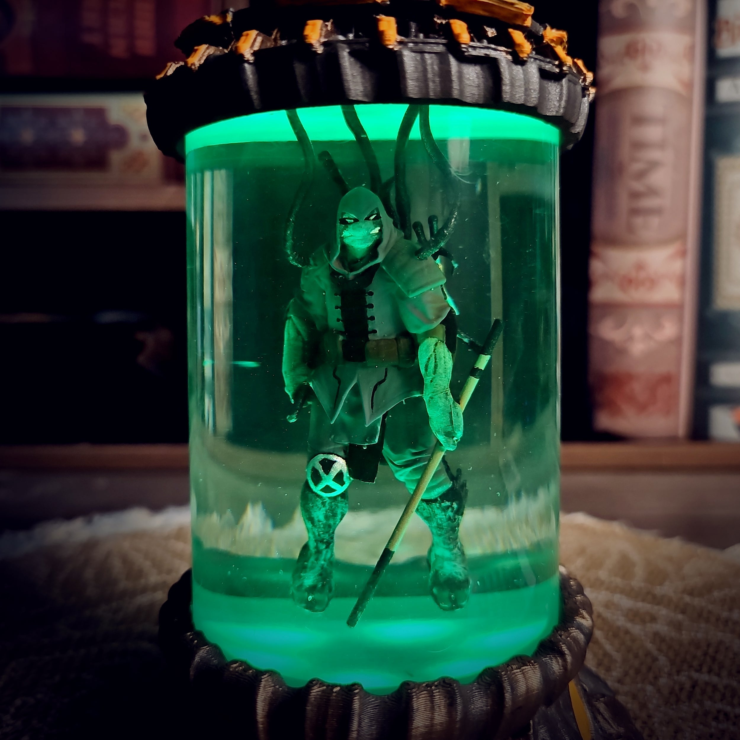 BIOLAB - The Last Ronin Resin Lamp - handmade resin lamp