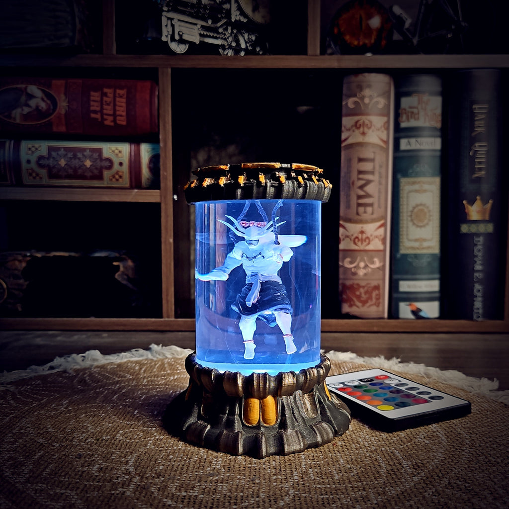 BIOLAB - Mahoraga Resin Lamp - handmade resin lamp