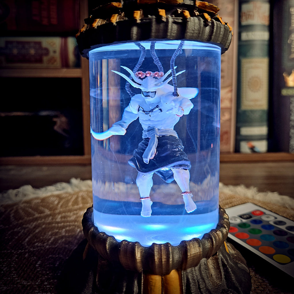 BIOLAB - Mahoraga Resin Lamp - handmade resin lamp
