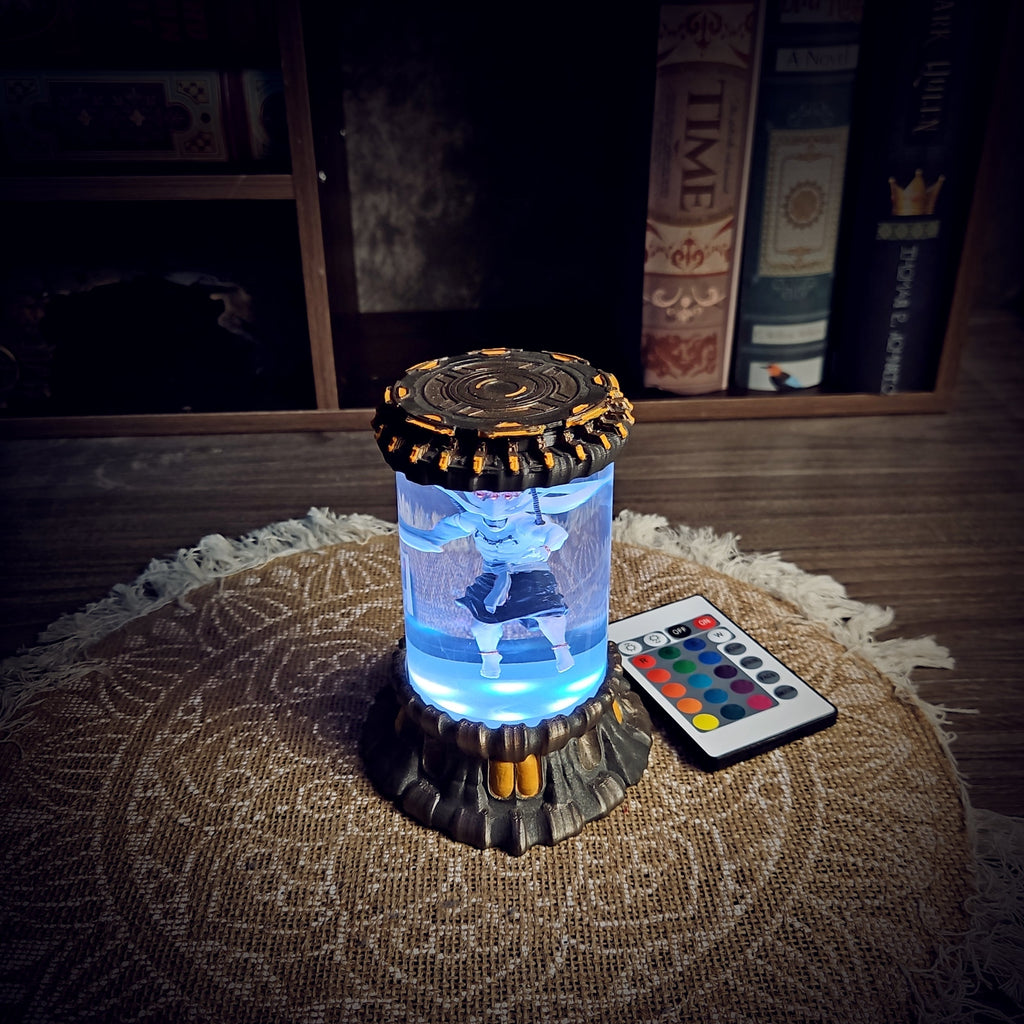 BIOLAB - Mahoraga Resin Lamp - handmade resin lamp