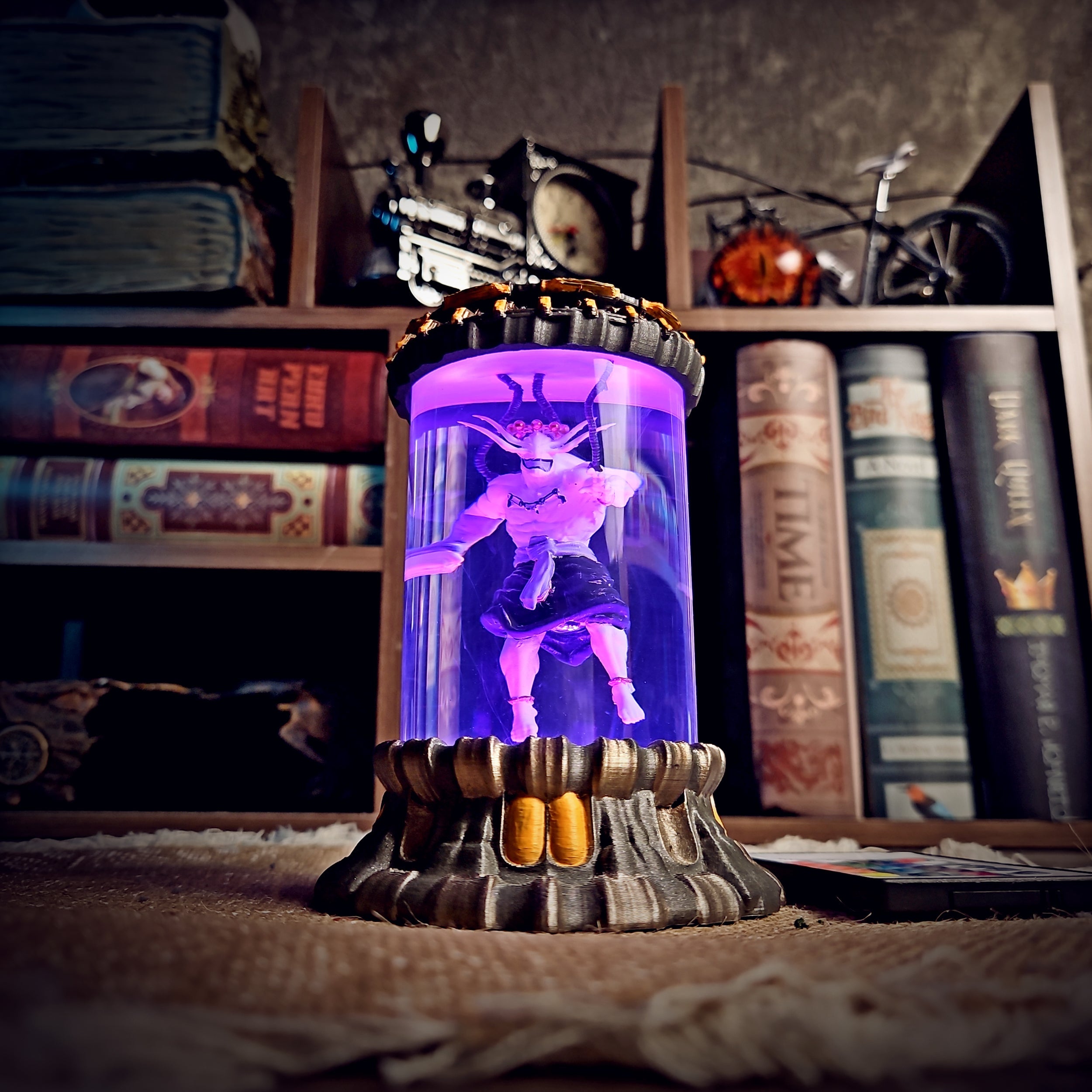 BIOLAB - Mahoraga Resin Lamp - handmade resin lamp