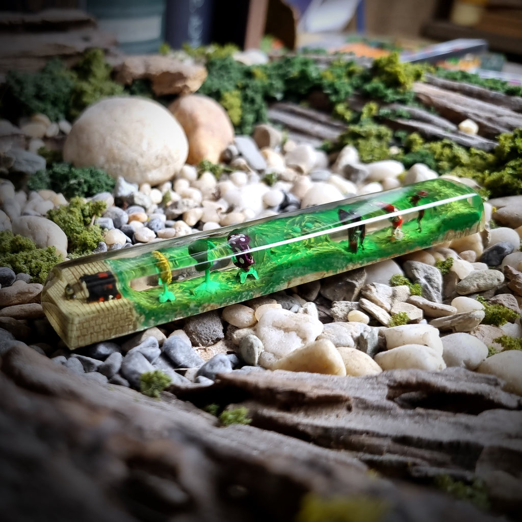 Plants And Zombies Space Keycap - handmade resin spacebar keycap