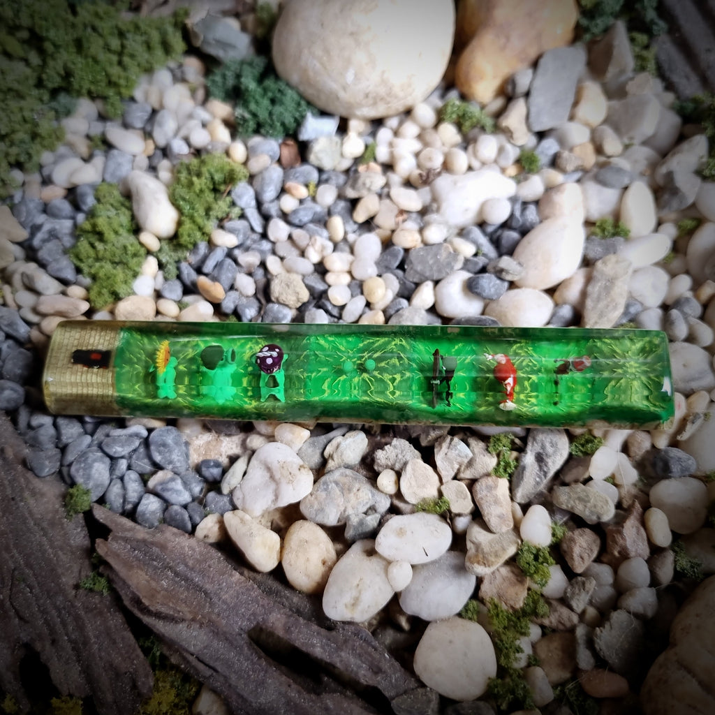Plants And Zombies Space Keycap - handmade resin spacebar keycap