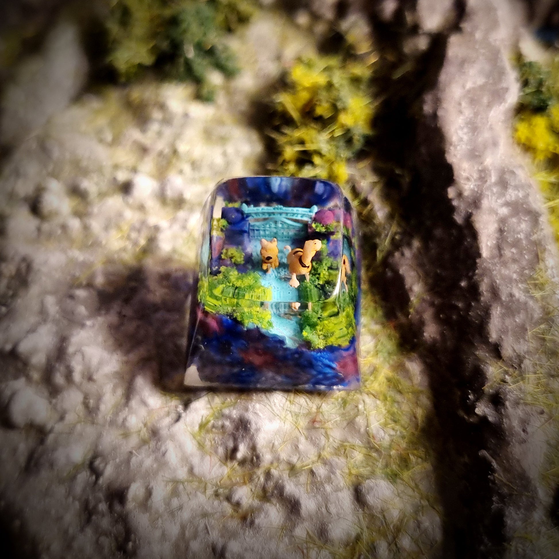 Scooby-Doo Keycap - handmade resin keycap