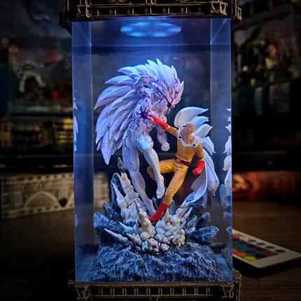 Saitama Resin Lamp - handmade resin lamp