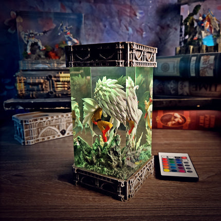 Saitama Resin Lamp - handmade resin lamp