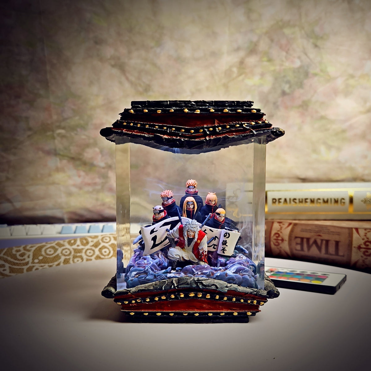 JIRAIYA AND THE SIXTH Resin Lamp - handmade resin lamp