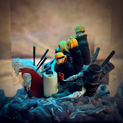 JIRAIYA AND THE SIXTH Resin Lamp - handmade resin lamp