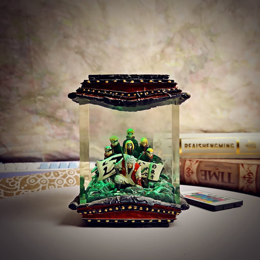 JIRAIYA AND THE SIXTH Resin Lamp - handmade resin lamp
