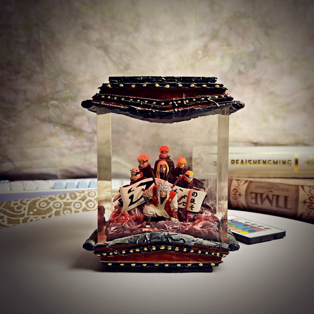 JIRAIYA AND THE SIXTH Resin Lamp - handmade resin lamp