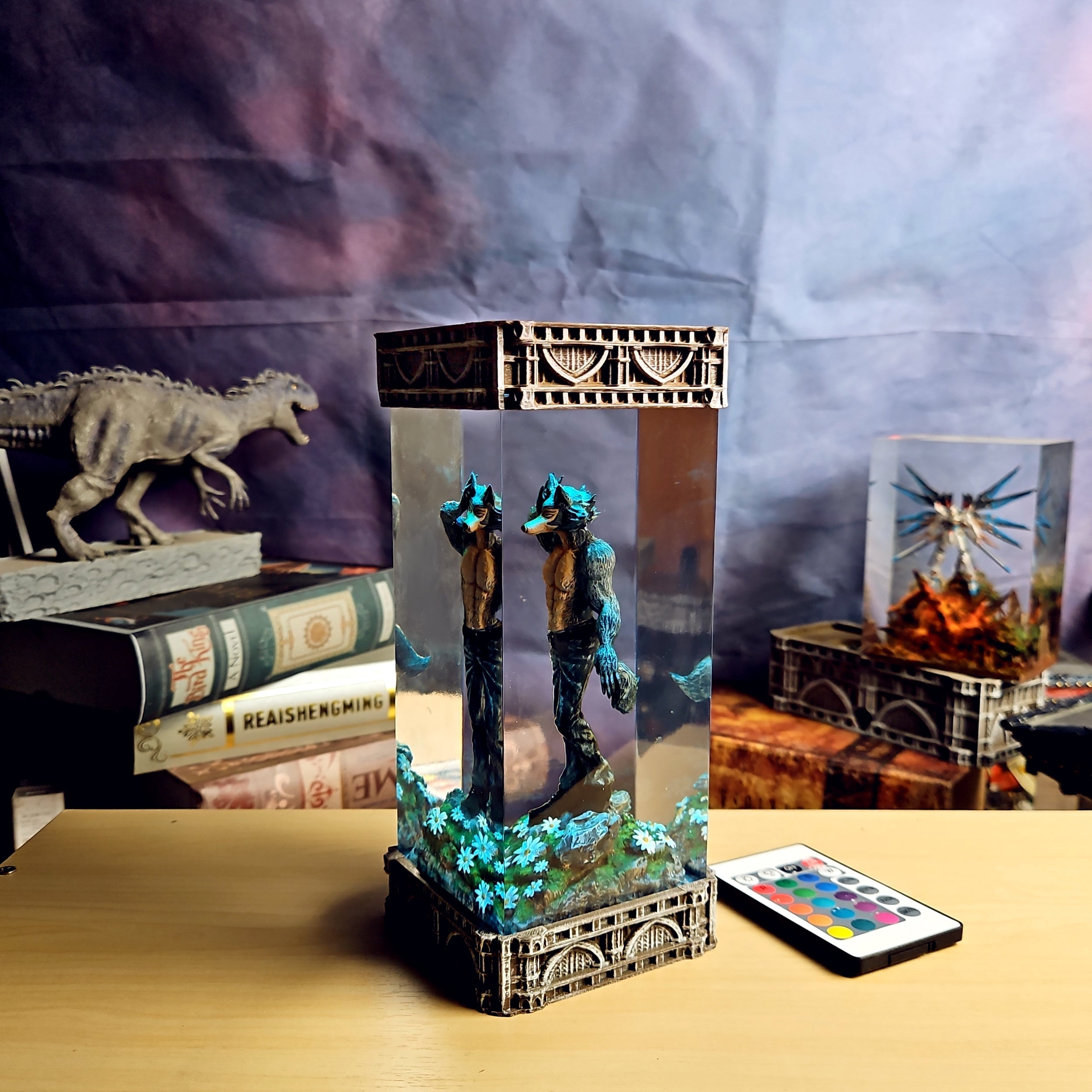 Legoshi Resin Lamp - handmade resin lamp