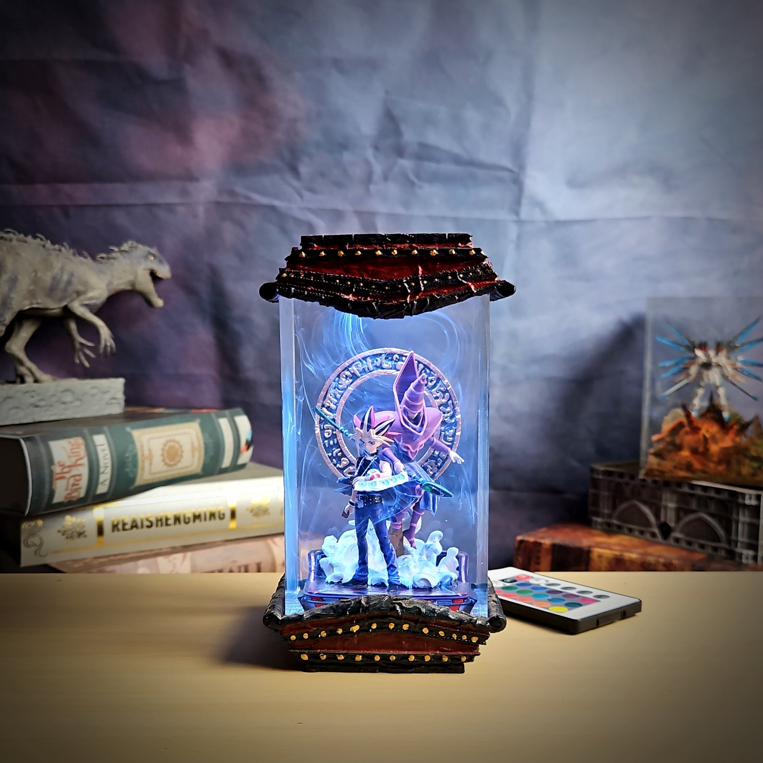 Yu-Gi & Dark Magician Resin Lamp - handmade resin lamp