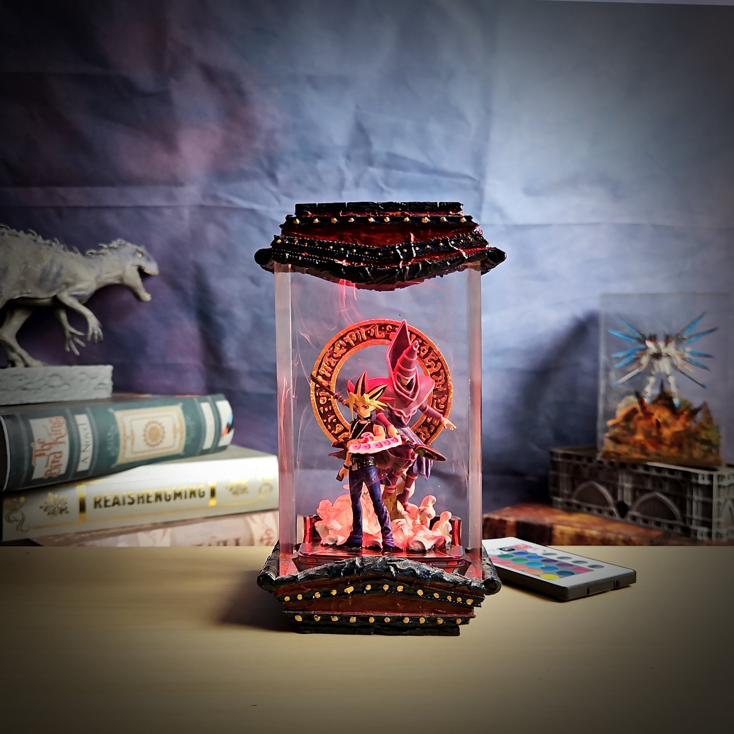 Yu-Gi & Dark Magician Resin Lamp - handmade resin lamp