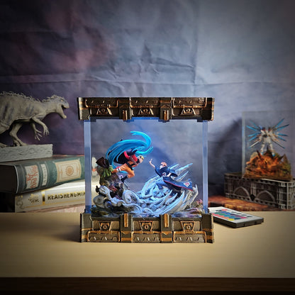 NARUTO – Pain’s Wrath Resin Lamp - handmade resin lamp