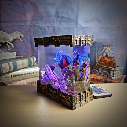 NARUTO – Pain’s Wrath Resin Lamp - handmade resin lamp