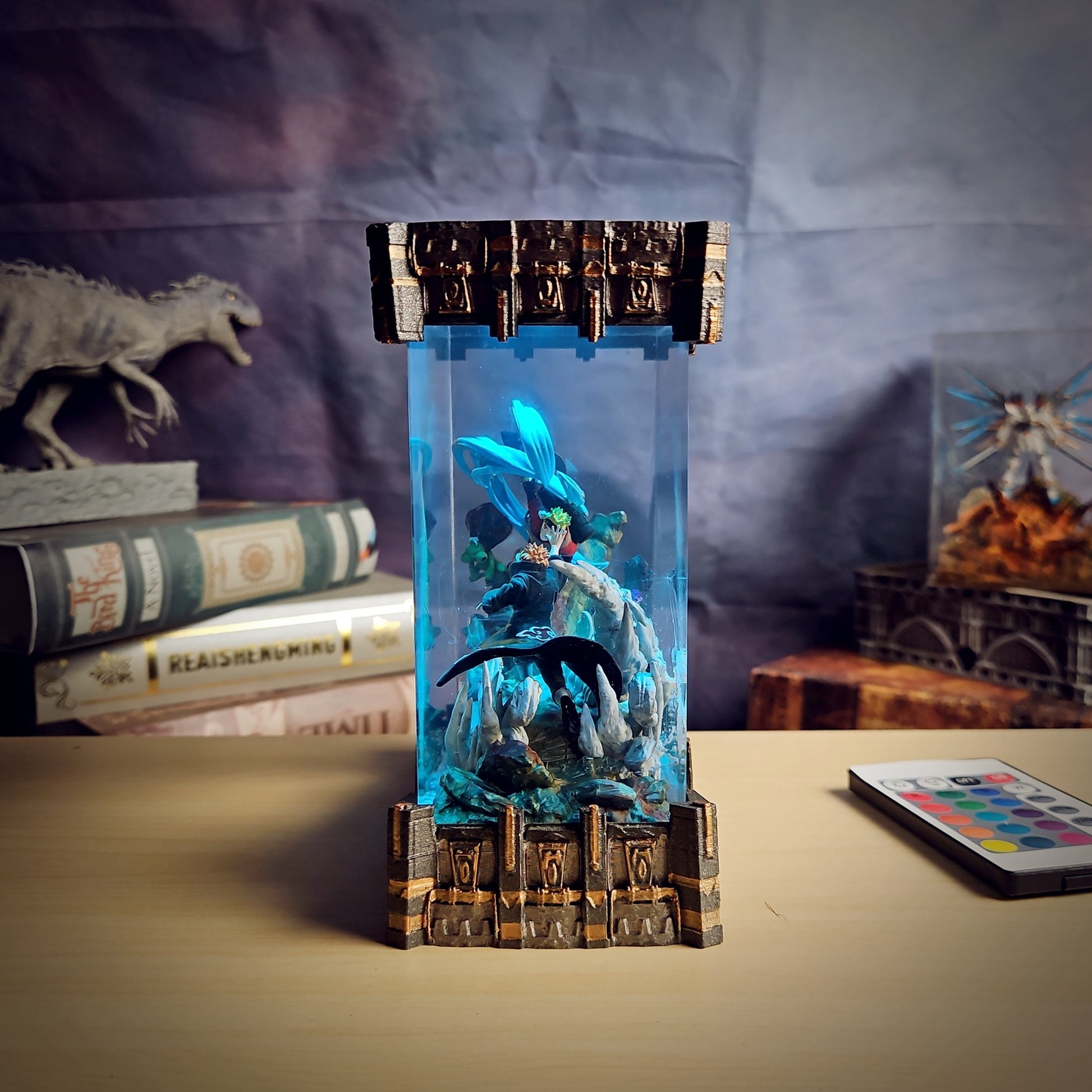 NARUTO – Pain’s Wrath Resin Lamp - handmade resin lamp