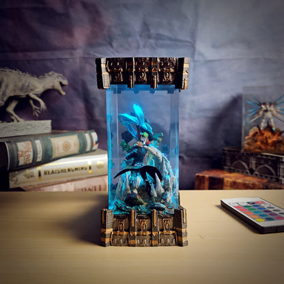 NARUTO – Pain’s Wrath Resin Lamp - handmade resin lamp