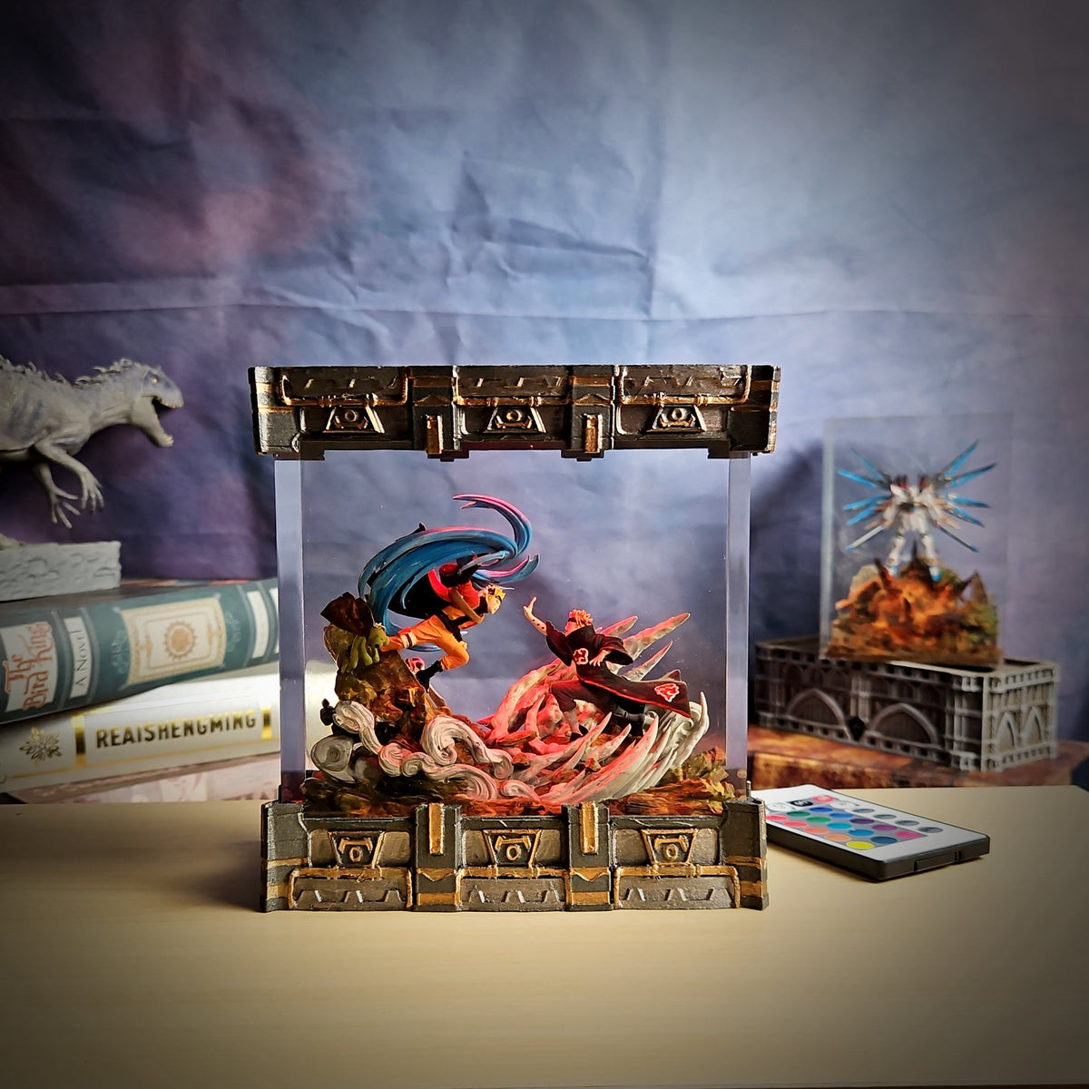 NARUTO – Pain’s Wrath Resin Lamp - handmade resin lamp