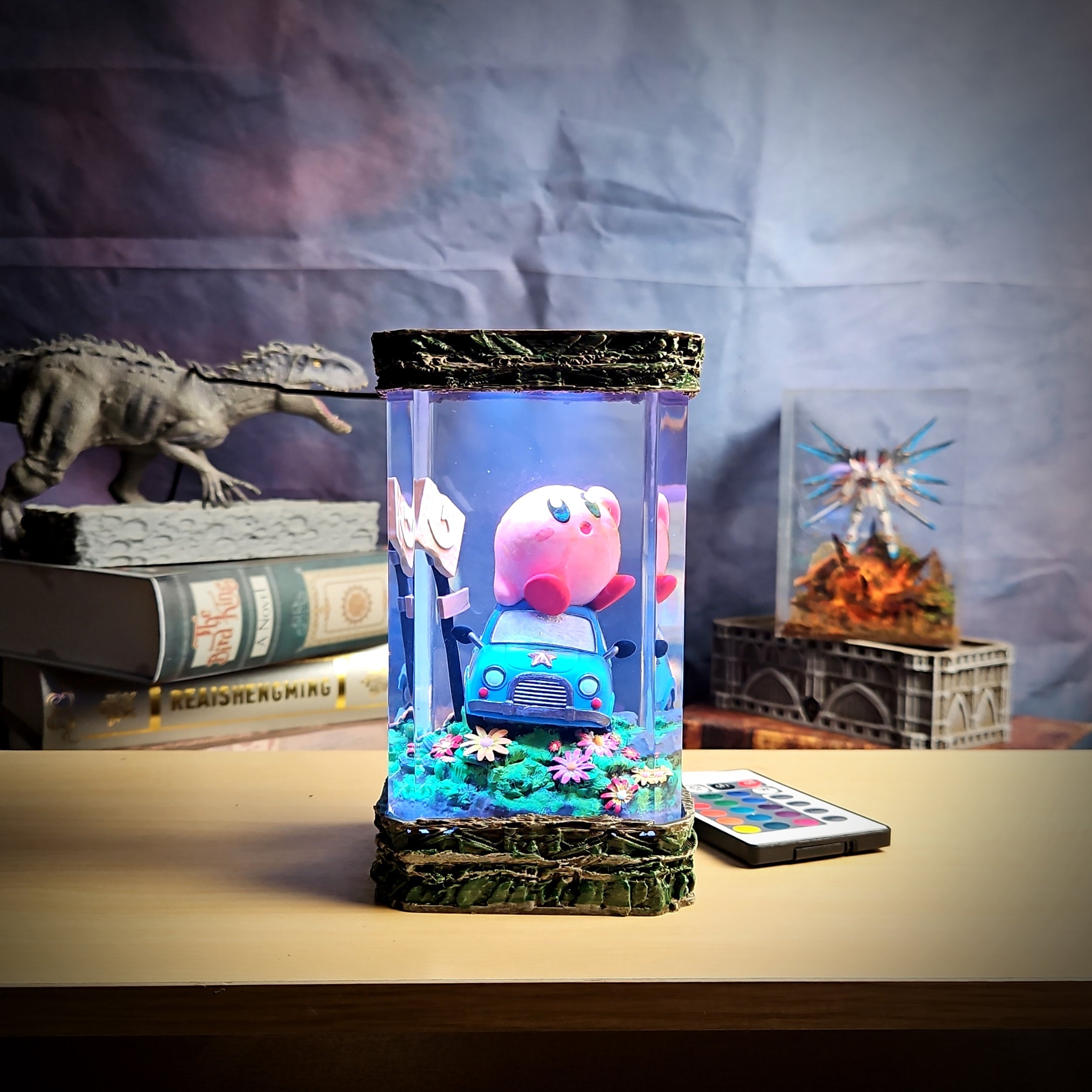 Kirby Resin Lamp - handmade resin lamp