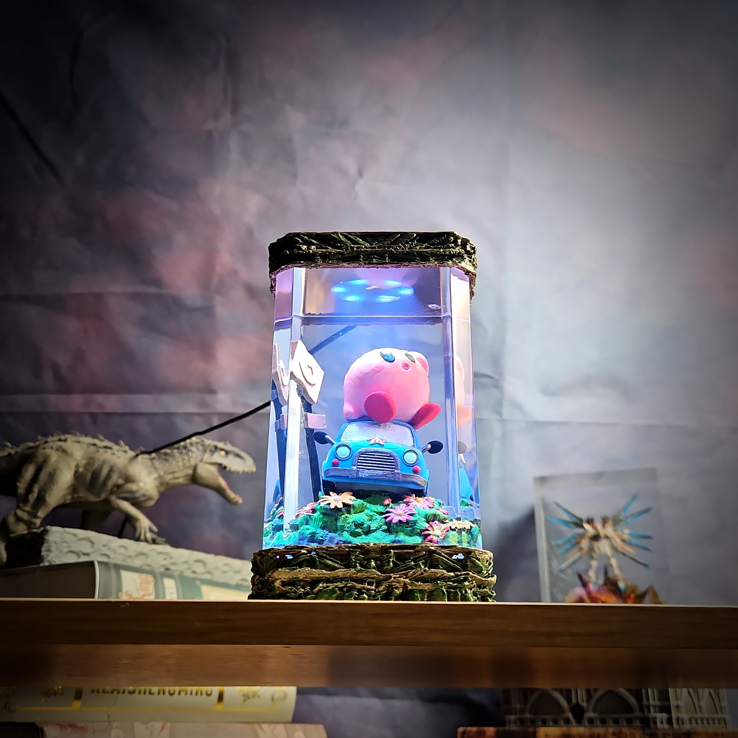 Kirby Resin Lamp - handmade resin lamp