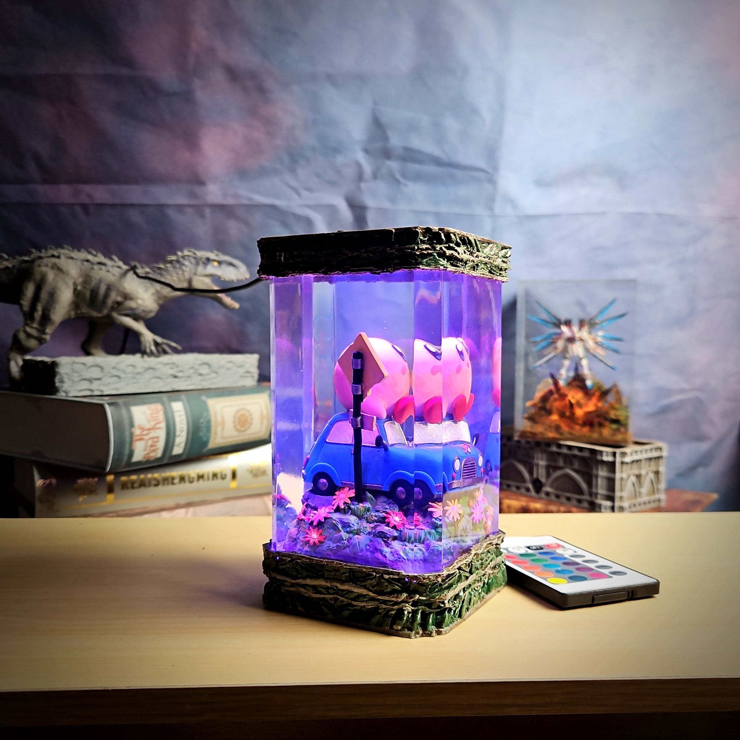 Kirby Resin Lamp - handmade resin lamp