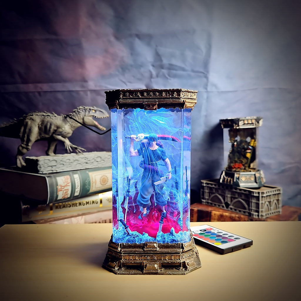 Toji Resin Lamp - handmade resin lamp