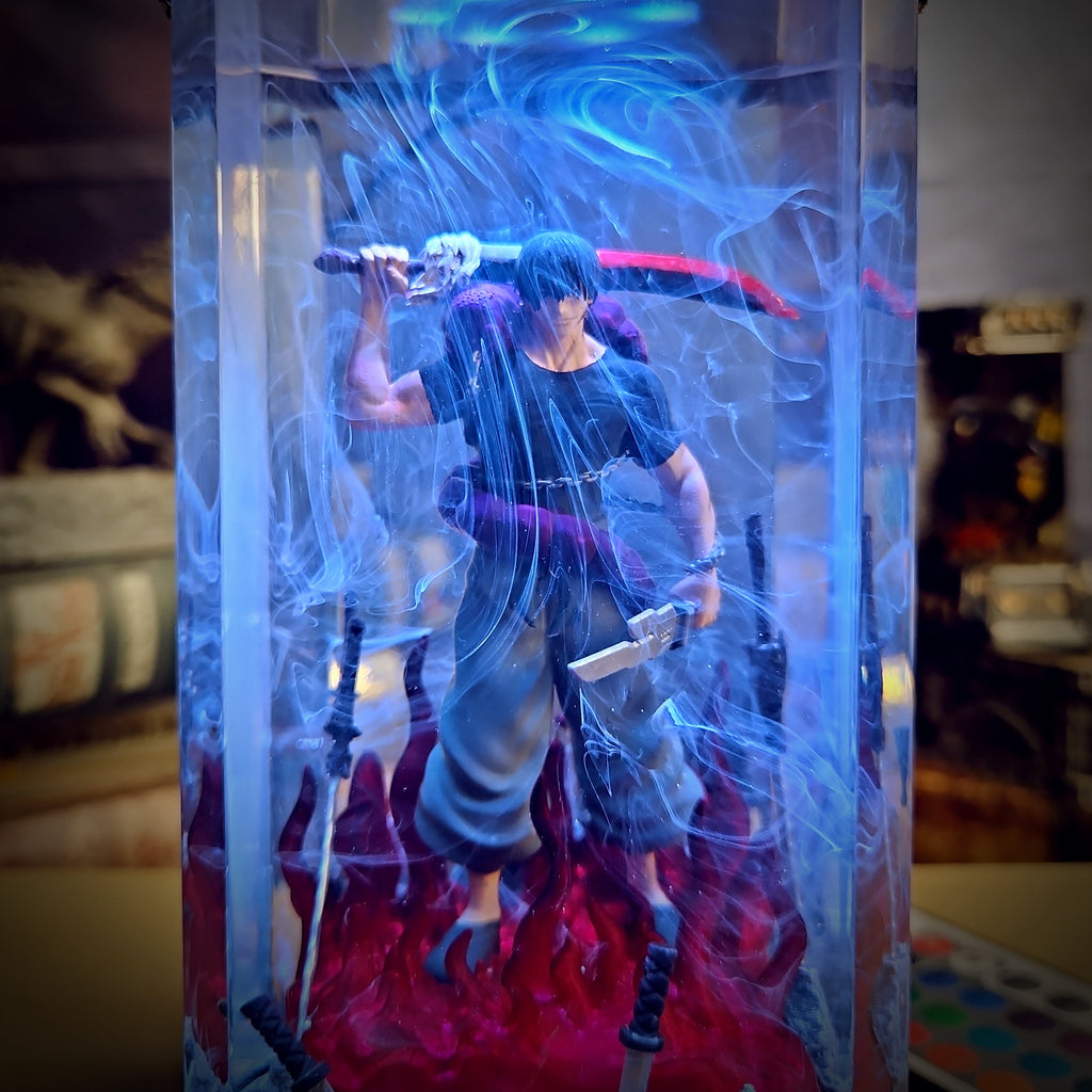 Toji Resin Lamp - handmade resin lamp