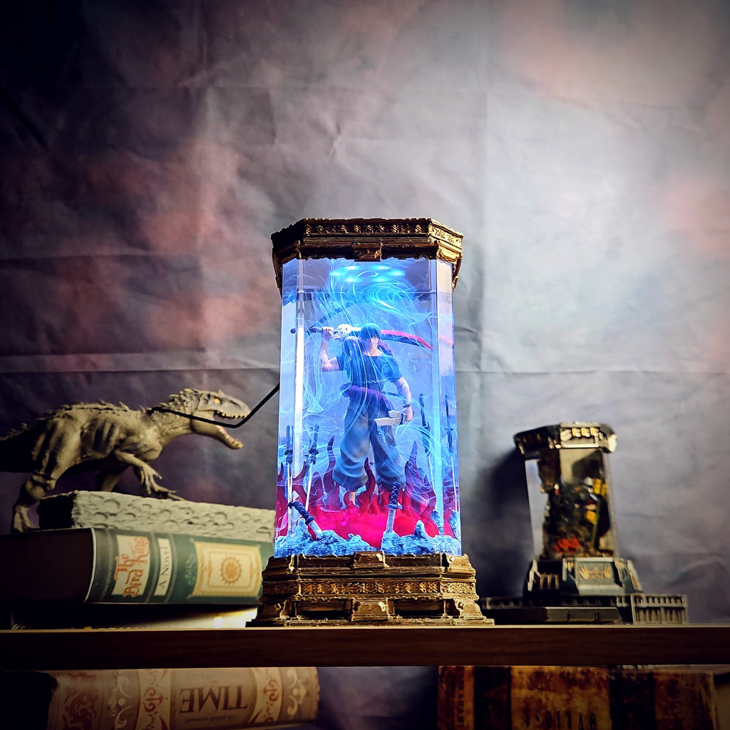Toji Resin Lamp - handmade resin lamp