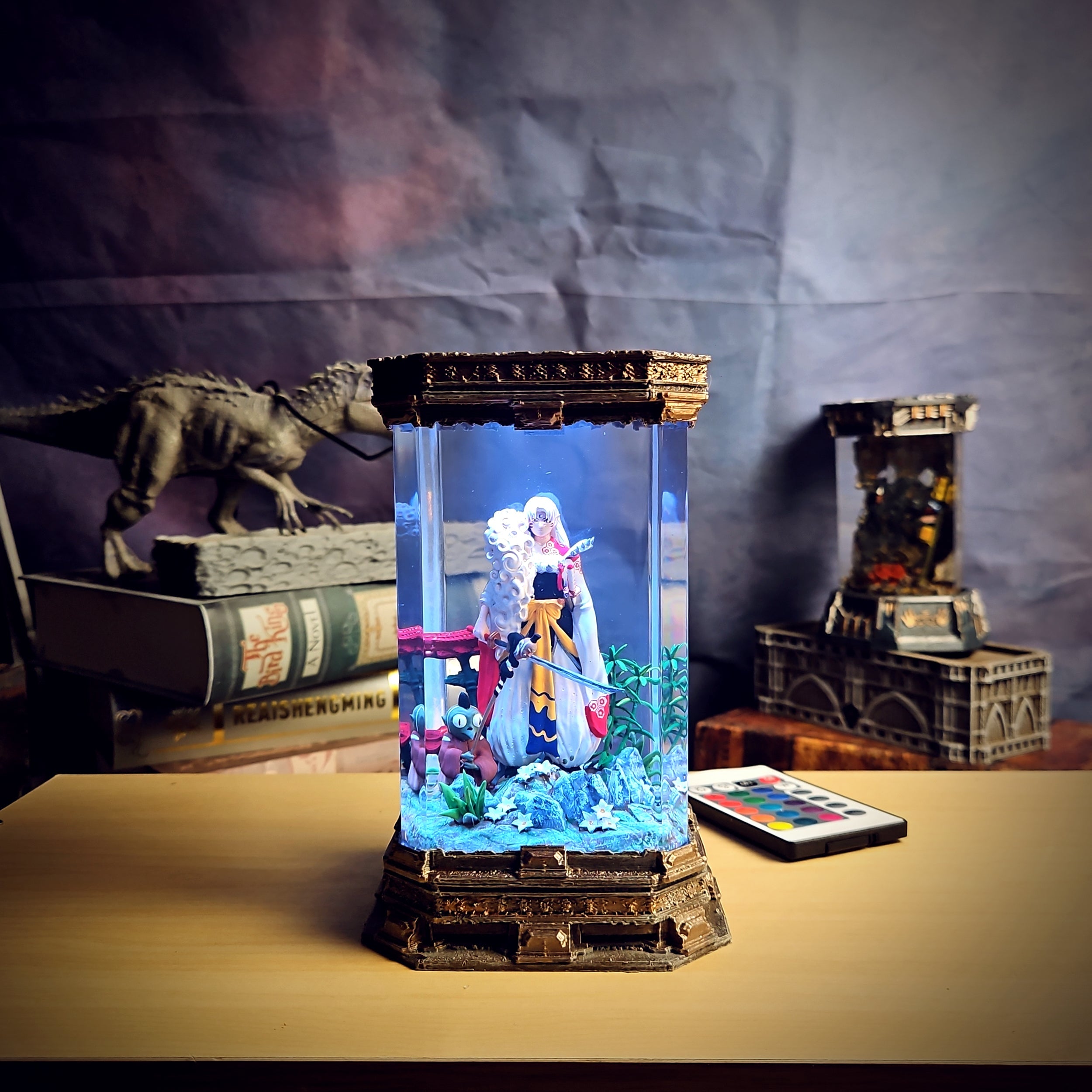Sesshomaru Resin Lamp - handmade resin lamp