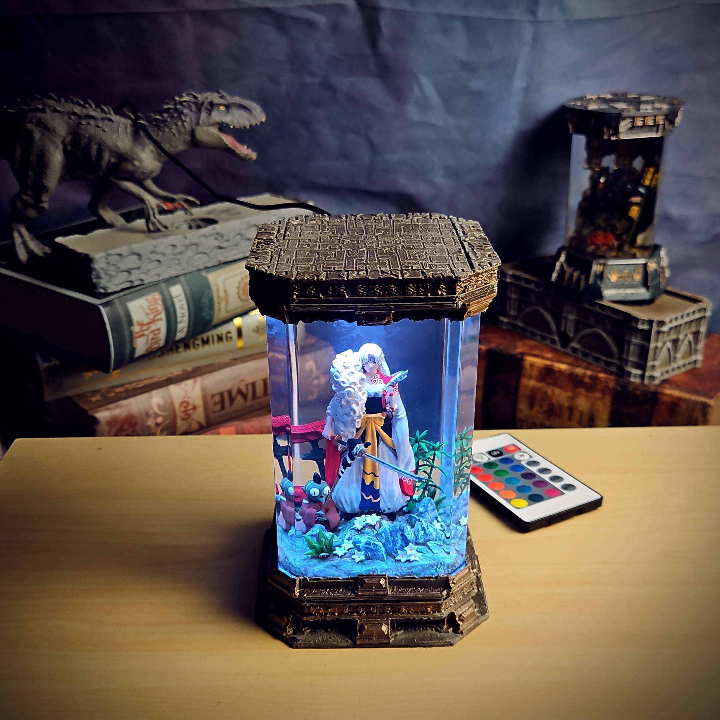 Sesshomaru Resin Lamp - handmade resin lamp