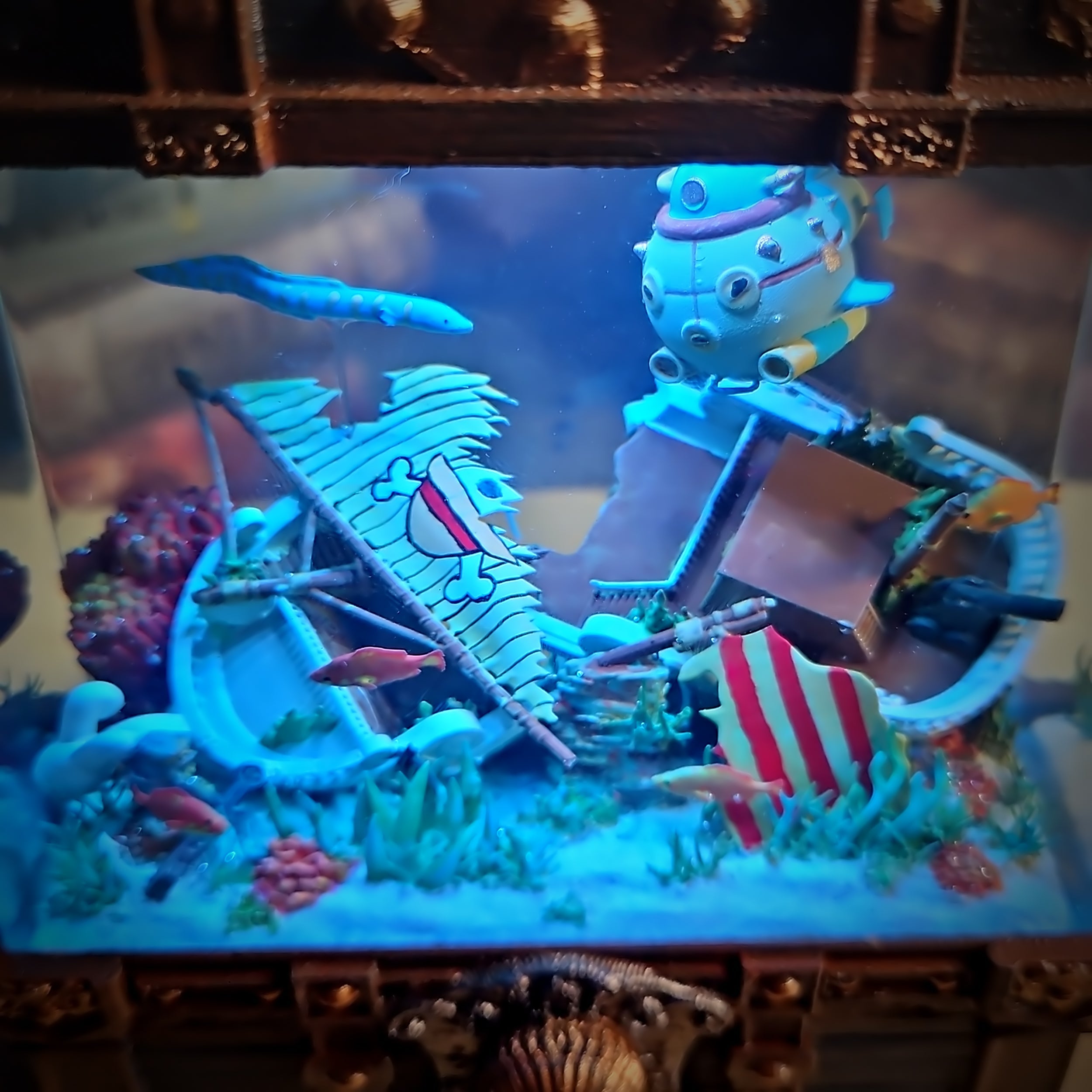 One Piece Resin Lamp - handmade resin lamp