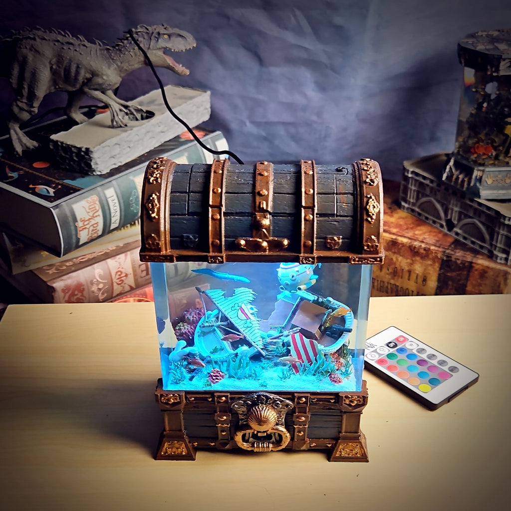 One Piece Resin Lamp - handmade resin lamp