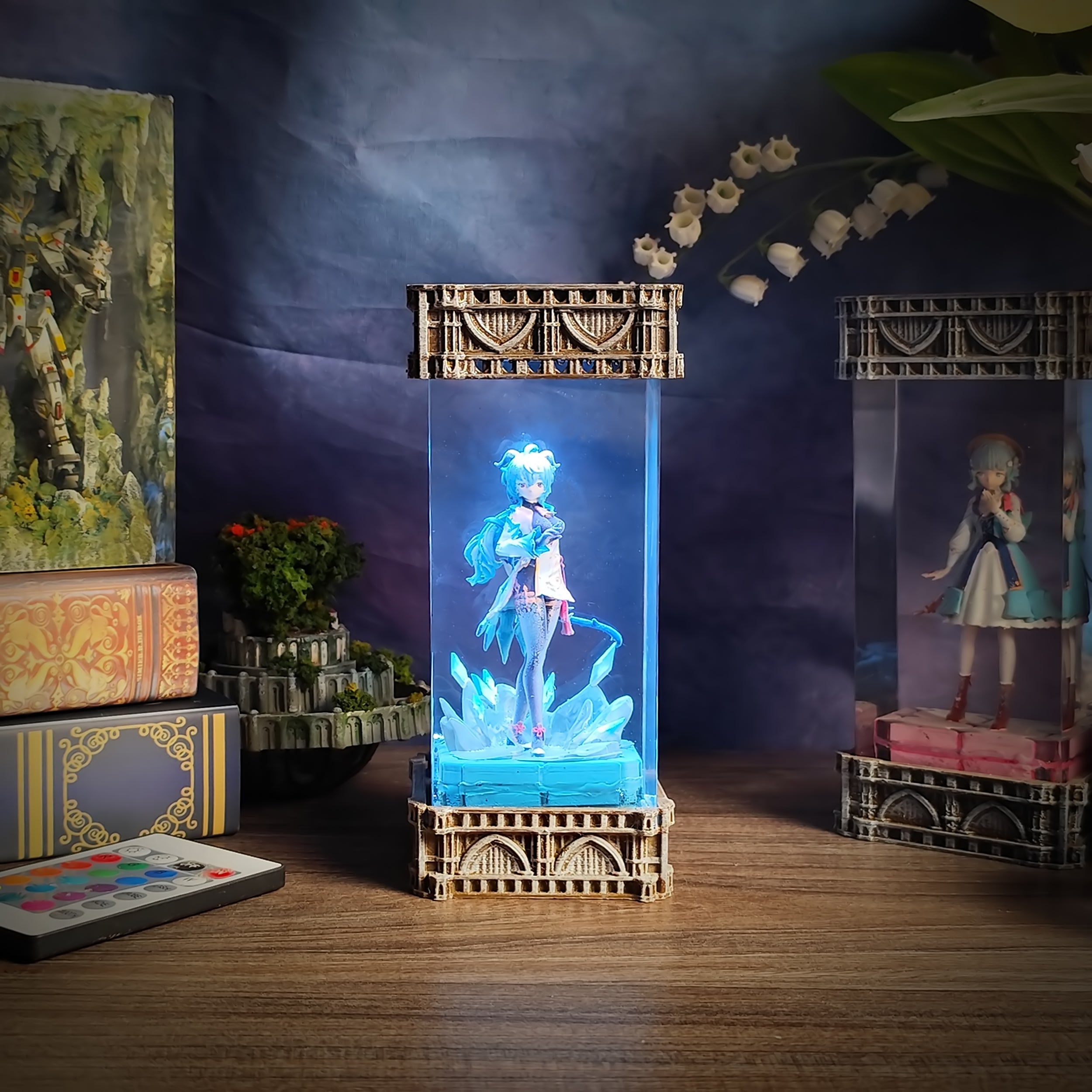 Ganyu Resin Lamp - handmade resin lamp