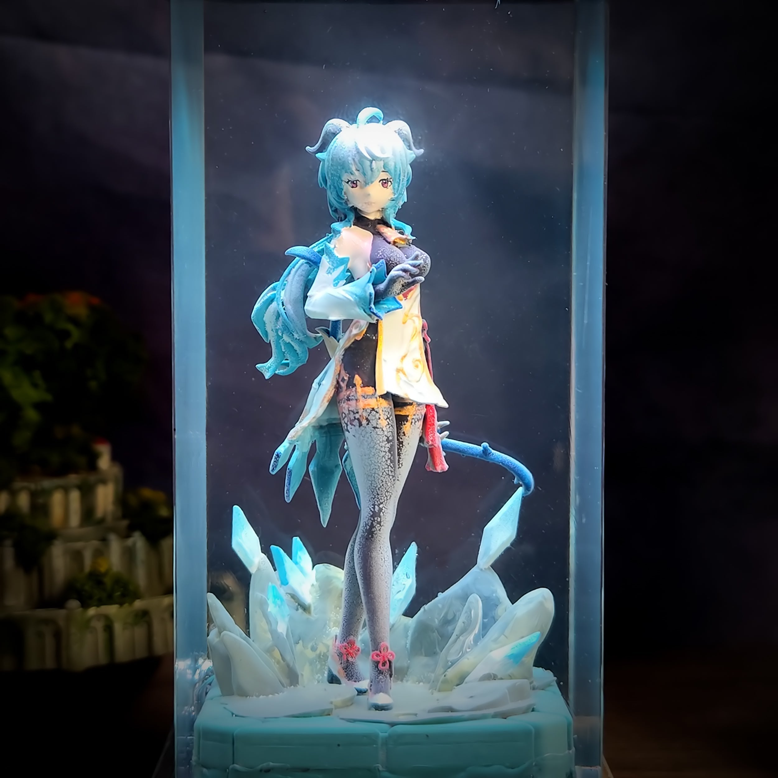 Ganyu Resin Lamp - handmade resin lamp