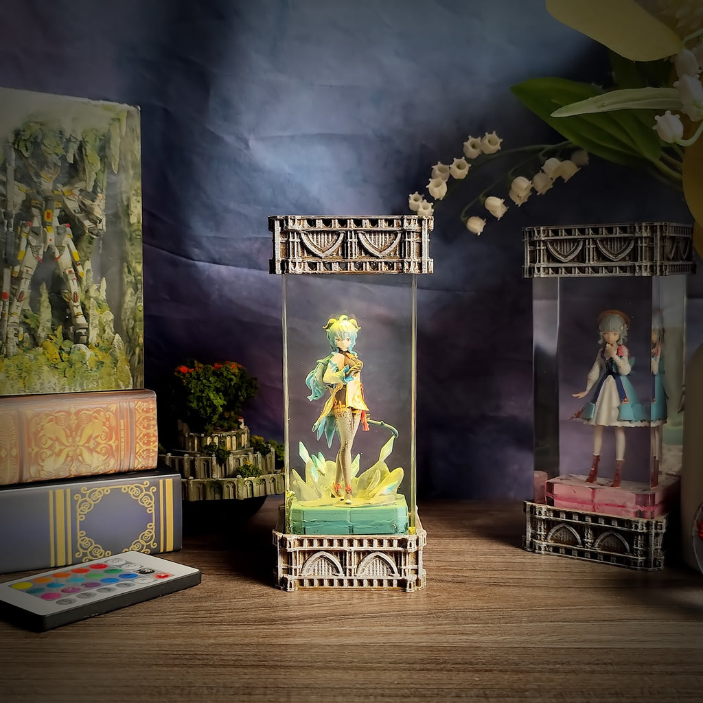 Ganyu Resin Lamp - handmade resin lamp