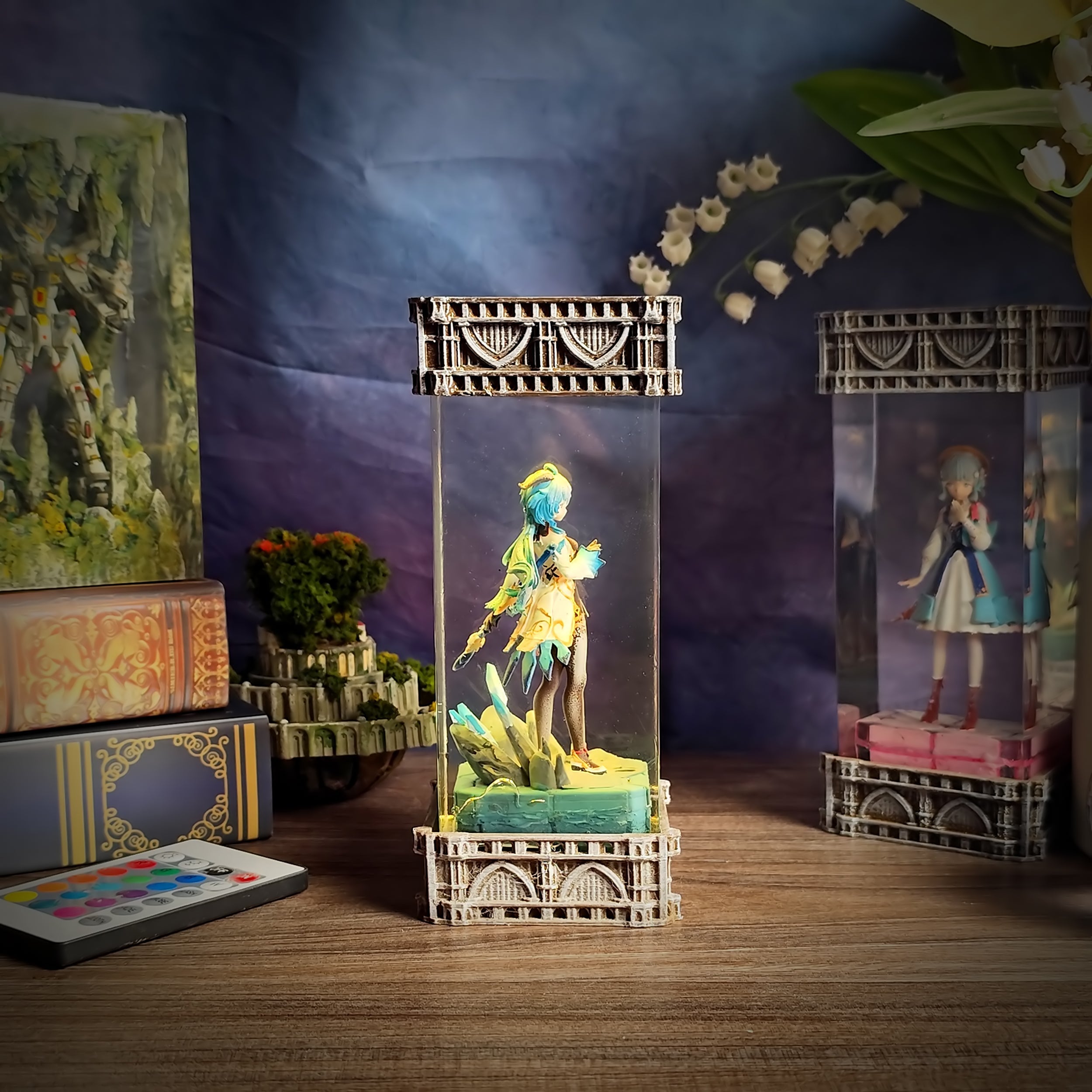 Ganyu Resin Lamp - handmade resin lamp